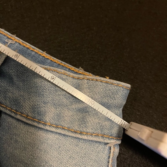 Justice - Denim Distressed Mini Skirt - Size 8 - With Pockets - NWT - Picture 10 of 16